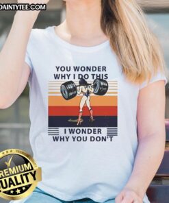 Awesome Wonder Woman tee for ladies featuring a bold graphic and inspiring quote, perfect for empowering women.