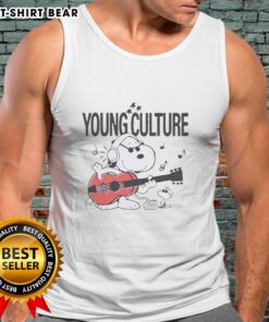 Awesome Young Culture Snoopy Drift Streetwear Tank Top featuring a trendy design and vibrant colors, perfect for summer fashion.