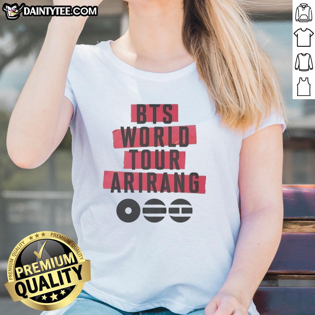 cute-bts-world-tour-arirang-2026-ladies-tee Alt Text: Cute BTS World Tour Arirang 2026 ladies tee featuring vibrant design and stylish fit for fans of the band.