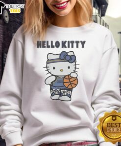 Alt Text: Cute Memphis Grizzlies x Hello Kitty sweatshirt featuring playful graphics and vibrant colors, perfect for fans.