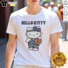 Alt Text: Cute Memphis Grizzlies X Hello Kitty t-shirt featuring a playful design perfect for fans and fashion lovers.