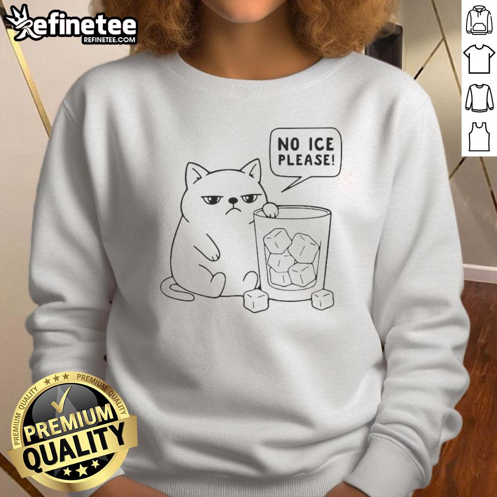 cute-no-ice-please-cat-sweatshirt Cute No ICE Please Cat Sweatshirt featuring an adorable cat graphic, perfect for cozy casual wear.