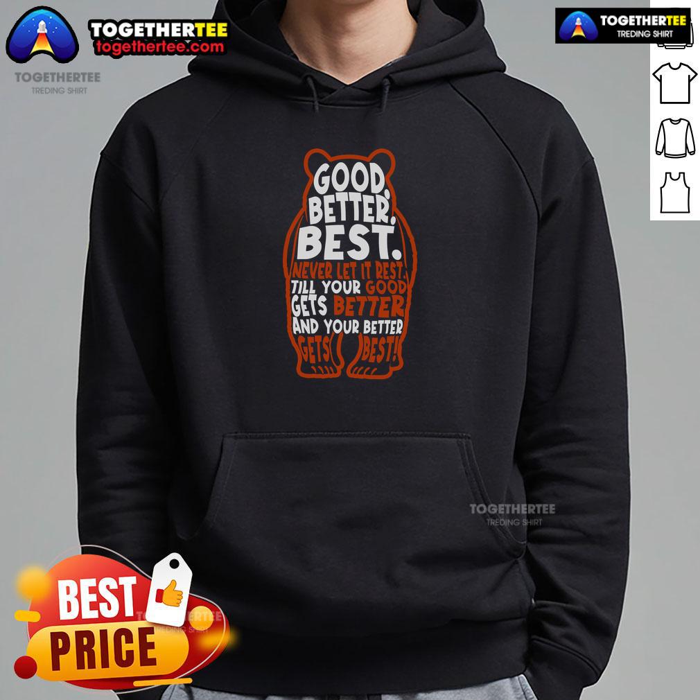 Funny Better Best Bears Sports Football Hoodie Funny Better Best Bears Sports Football Hoodie with playful bear graphics and vibrant colors for fans.