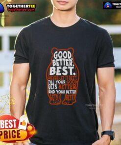 Funny Better Best Bears Sports Football T-Shirt featuring a playful bear graphic and bold text for sports fans.