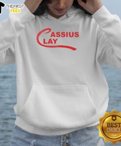 Funny Cassius Clay Muhammad Ali hoodie featuring a playful graphic of the iconic boxer, perfect for fans and casual wear.