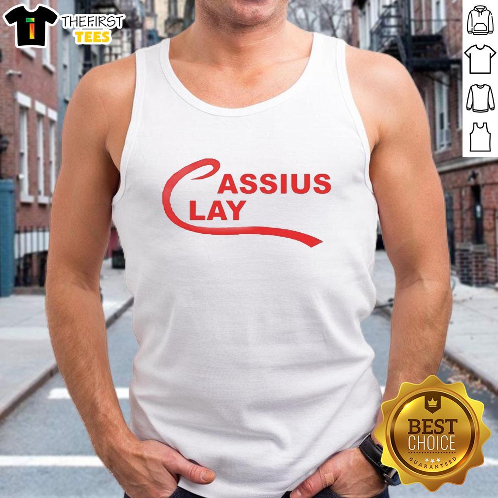 funny-cassius-clay-muhammad-ali-tank-top Alt Text: Funny Cassius Clay Muhammad Ali tank top featuring a humorous graphic and vibrant colors, perfect for boxing fans.