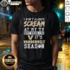 Funny Vanderbilt Commodores season T-shirt with 'I Don't Always Scream at My TV' slogan, perfect for fans.