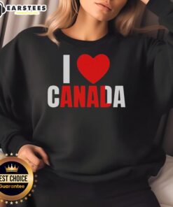 Funny I Love Canada anal sweatshirt featuring a humorous design for fans of Canadian pride and comedy.