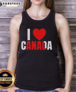 Funny I Love Canada anal tank top featuring a humorous graphic, perfect for summer wear and showing off Canadian pride.