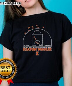 Funny Illinois Fighting Illini tee featuring Keaton Wagler, capturing West Lafayette's memorable day in sports history.
