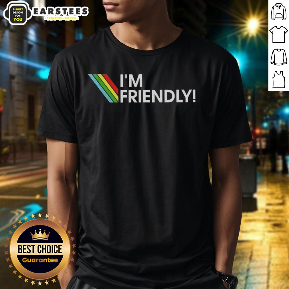 funny-im-friendly-arc-raiders-logo-t-shirt-1 Alt Text: Funny I'M Friendly Arc Raiders logo T-Shirt featuring a playful design, perfect for fans and casual wear.