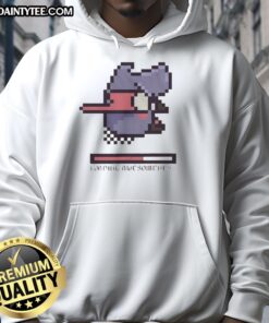 Funny Loading Awesomeness Hoodie featuring a playful graphic design, perfect for casual wear and humor lovers.