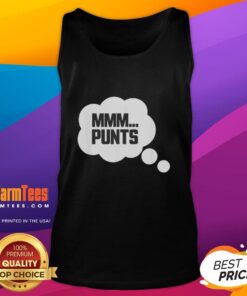 Funny MMM Punts Tank Top featuring a humorous graphic design perfect for casual summer outfits.