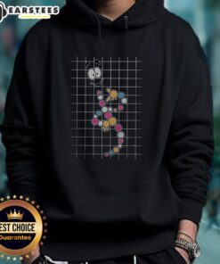 Funny Mr. DNA hoodie featuring a colorful design, perfect for science enthusiasts and casual wear lovers.