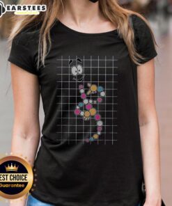 Funny Mr. DNA Ladies Tee featuring a playful design perfect for science lovers and casual wear enthusiasts.