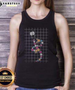 Funny Mr. DNA tank top featuring a playful design perfect for science enthusiasts and casual wear.