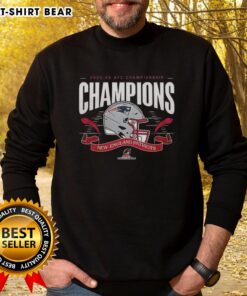 Funny New England Patriots 2025-2026 AFC Championship Champions sweatshirt featuring playful design.