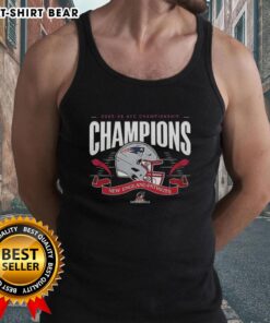 Alt Text: Funny New England Patriots 2025-2026 AFC Championship Champions tank top featuring a playful design and team colors.