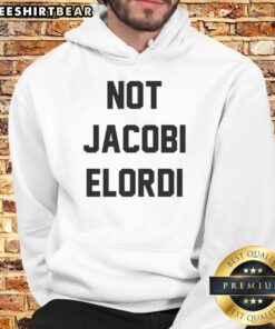 Funny Not Jacobi Elordi Cool Hoodie featuring a playful design, perfect for casual wear and fans of unique fashion.