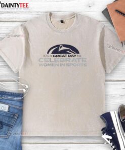 Alt Text: Funny Penn State Nittany Lions t-shirt celebrating women in sports with a vibrant design, perfect for game day.