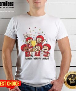 Funny The Peanuts Flippin' Champs T-Shirt featuring iconic characters in a playful design, perfect for Peanuts fans.