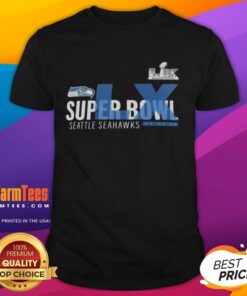 Alt Text: Good 2026 Seattle Seahawks Super Bowl LX Made It T-Shirt featuring team colors and logo, perfect for fans.