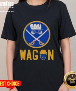 Buffalo Sabres ladies tee featuring a stylish design, perfect for fans supporting the team in comfort and style.