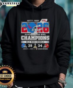 Good Allstate Sugar Bowl Ole Miss Rebels Hotty Toddy hoodie featuring a football helmet design at Caesars Superdome.