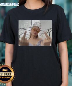 Ariana Grande 'Wicked For Good' ladies tee featuring vibrant colors and stylish design, perfect for fans of the musical.