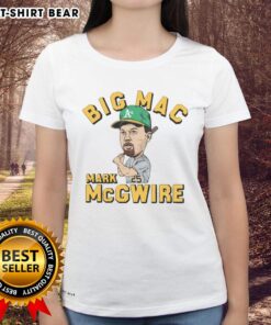 Good Athletics Mark McGwire Big Mac Ladies Tee featuring a stylish design for baseball fans and sports enthusiasts.
