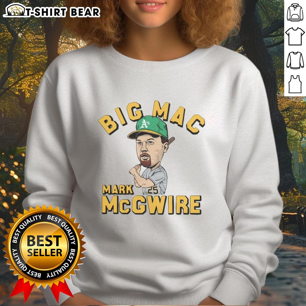 Good Athletics Mark Mcgwire Big Mac Sweatshirt Alt Text: Good Athletics Mark McGwire Big Mac sweatshirt featuring vintage design for baseball fans and collectors