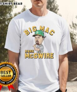 Good Athletics Mark McGwire Big Mac T-Shirt featuring vintage design, perfect for baseball fans and collectors.