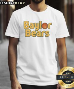 Alt Text: Good Baylor Bears Basketball Stacked Hoops T-Shirt featuring vibrant graphics and team colors for fans and players.