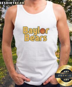 Good Baylor Bears Basketball Stacked Hoops Tank Top featuring vibrant team colors and logo for fans and athletes.