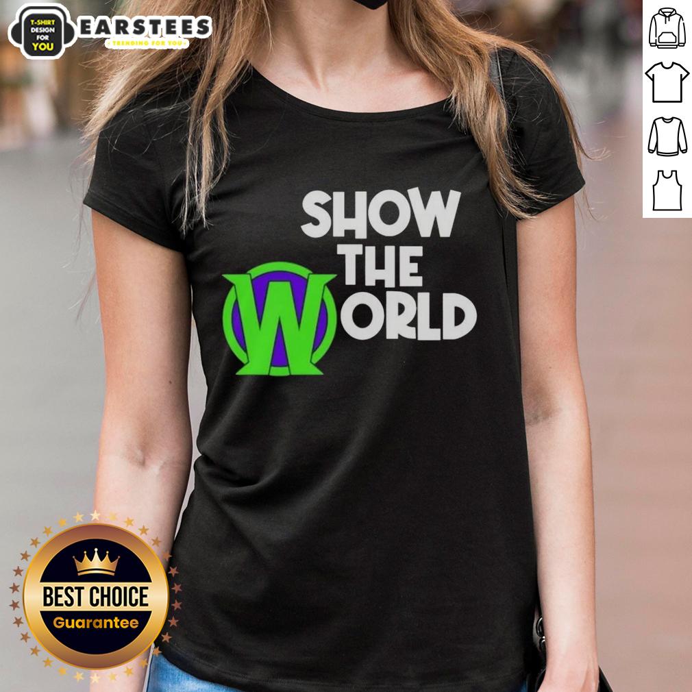 good-becca-wiley-show-the-world-ladies-tee Good Becca Wiley Show The World ladies tee featuring a stylish design, perfect for casual wear and expressing individuality.