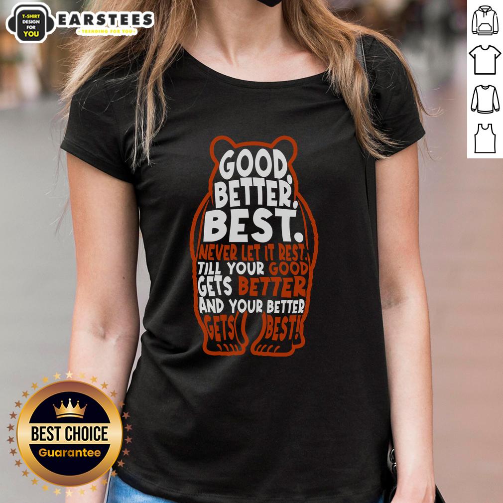 good-better-best-bears-sports-football-ladies-tee Good Better Best Bears Sports Football Ladies Tee in vibrant colors, perfect for game day and casual wear.