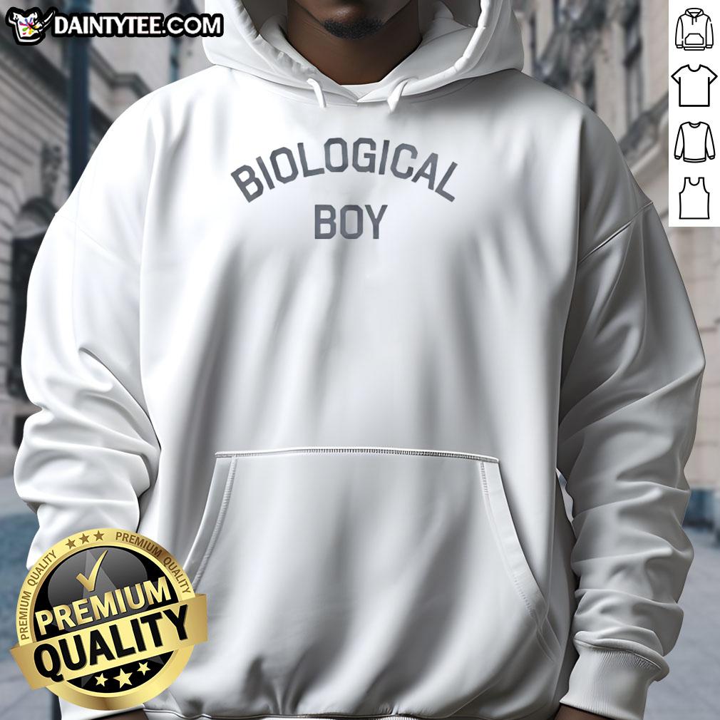 good-biological-boy-hoodie Good Biological Boy Hoodie featuring a stylish design, perfect for eco-conscious fashion enthusiasts.