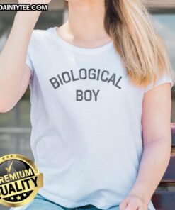 Good Biological Boy Ladies Tee featuring a stylish design, perfect for casual wear and expressing individuality.