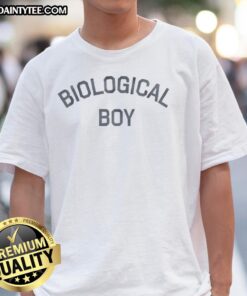 Good Biological Boy T-Shirt featuring a playful graphic design, perfect for casual wear and expressing individuality.