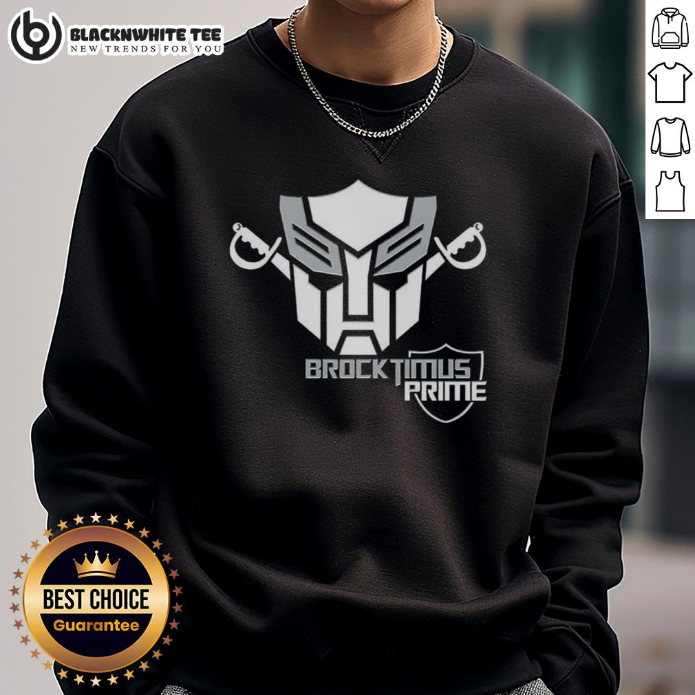 Good Brock Optimus Prime Transformer Las Vegas Raiders Parody Logo Sweatshirt Good Brock Optimus Prime Transformer parody logo sweatshirt featuring Las Vegas Raiders theme, perfect for fans.