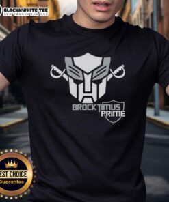 Good Brock Optimus Prime Transformer parody logo T-shirt featuring Las Vegas Raiders theme, perfect for fans and collectors.