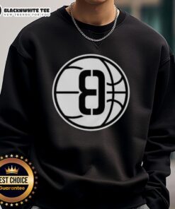 Brooklyn Nets Ed8 logo sweatshirt featuring a stylish design perfect for fans and casual wear.