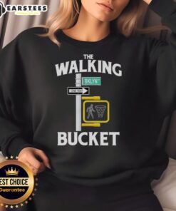 Good Brooklyn Nets The Walking Bucket sweatshirt featuring bold graphics and a stylish design for basketball fans.
