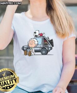 Good Brown to the Future Ladies Tee featuring a stylish design, perfect for casual wear and a unique fashion statement.