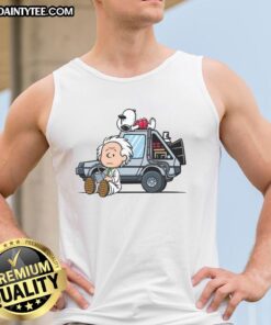 Good Brown to the Future tank top featuring a retro design, perfect for casual wear and stylish summer outfits.