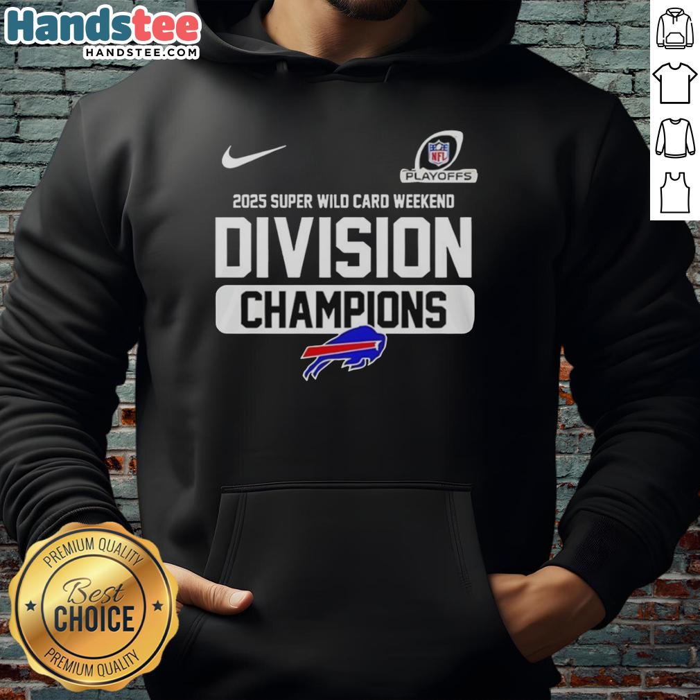 good-buffalo-bills-2025-super-wild-card-weekend-division-champions-hoodie Buffalo Bills 2025 Super Wild Card Weekend Division Champions Hoodie featuring team colors and logo, perfect for fans.