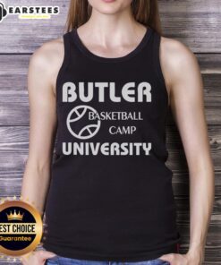 Good Butler Basketball Camp University tank top featuring team colors and logo, perfect for fans and athletes.