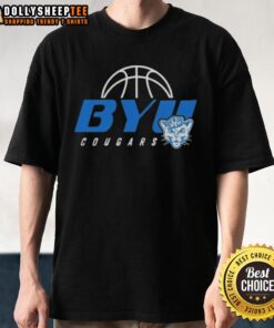 Good BYU Cougars basketball t-shirt featuring bold team logo and colors, perfect for fans and game day attire.