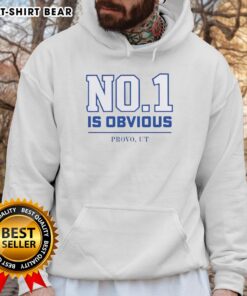 Good Byu Cougars No 1 Is Obvious Hoodie in navy blue, showcasing team pride and style for BYU Cougars fans.