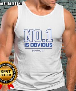 Alt Text: Good BYU Cougars No. 1 Is Obvious tank top featuring bold design, perfect for fans supporting the BYU Cougars.